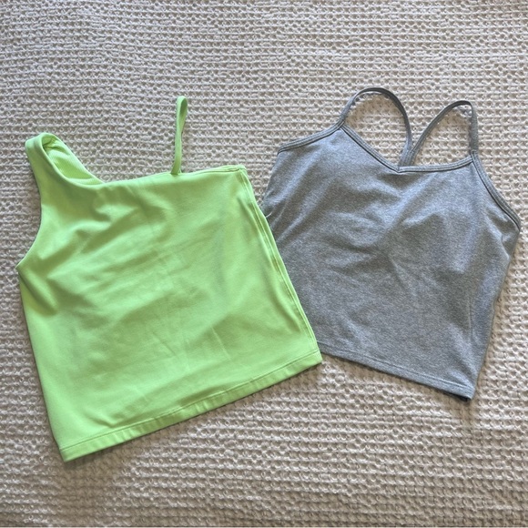 Athleta Girl Tank Top Bundle of 2 Size M / L - Picture 1 of 3